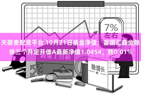 天眼查配资平台 10月21日基金净值：富国汇鑫金融债三个月定开债A最新净值1.0454，跌0.01%