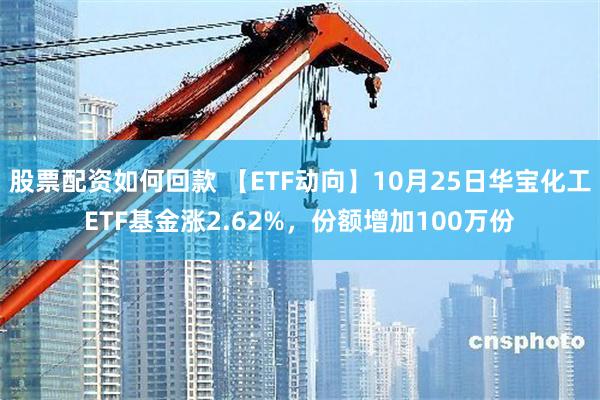 股票配资如何回款 【ETF动向】10月25日华宝化工ETF基金涨2.62%，份额增加100万份