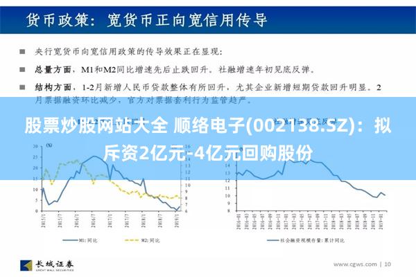 股票炒股网站大全 顺络电子(002138.SZ)：拟斥资2亿元-4亿元回购股份